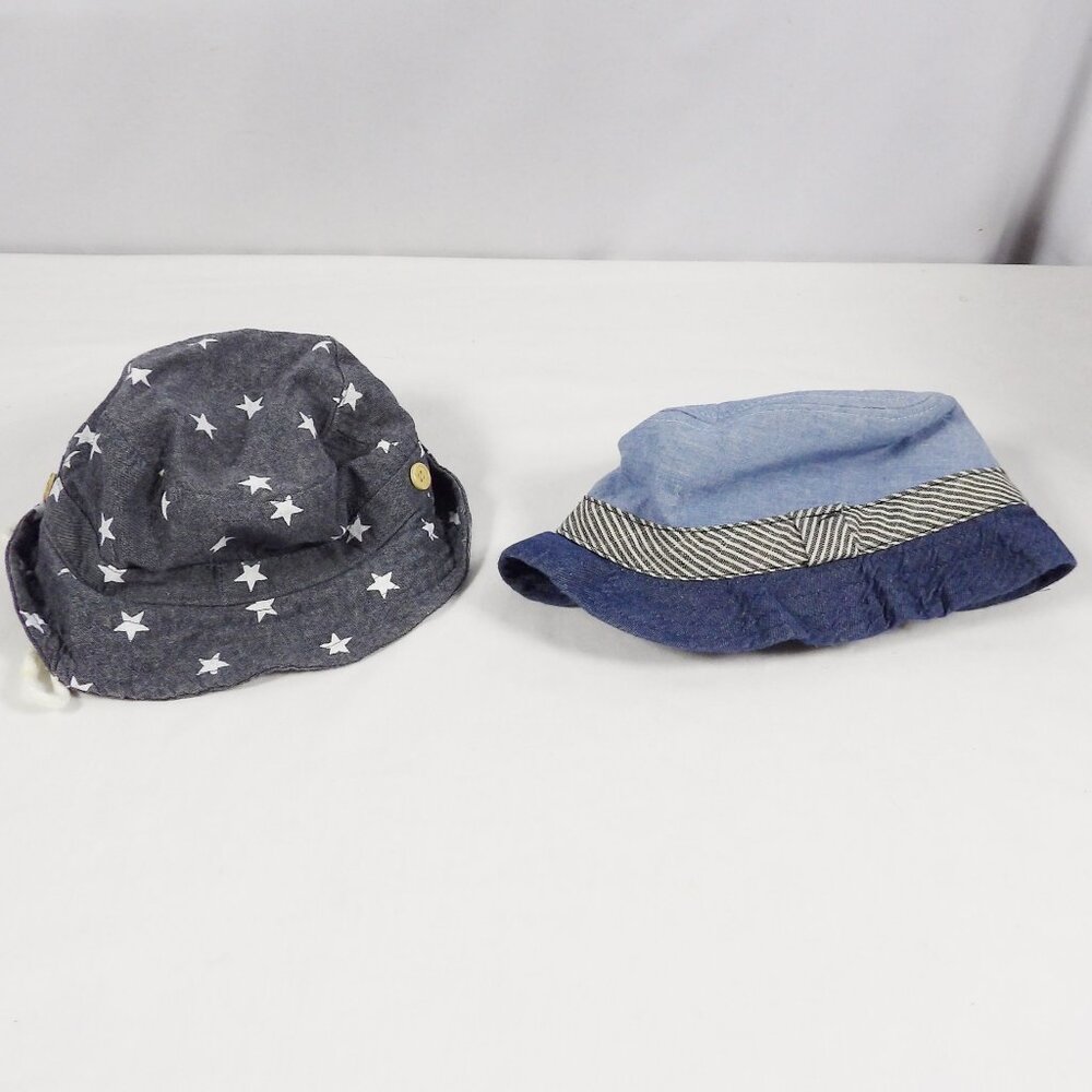 Bundle of 2 Baby Bucket Beach Sun Hats - Picture 3 of 8